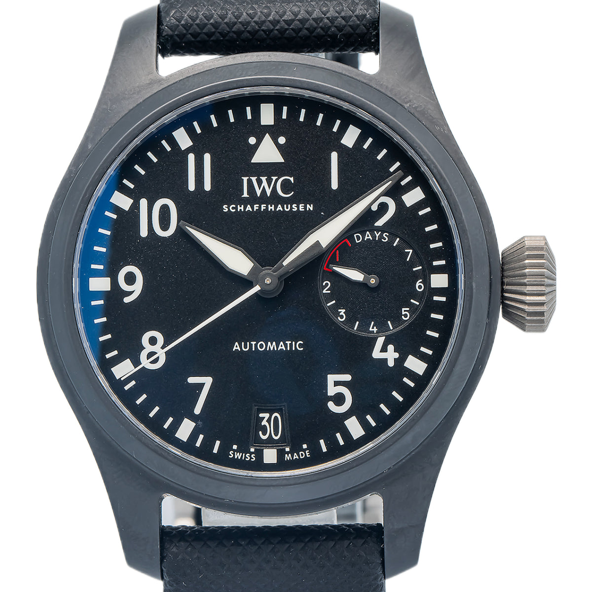 IWC Schaffhausen Big Pilot Top Gun IW502001 2021 w/B&P Auto Men's Watch 46mm