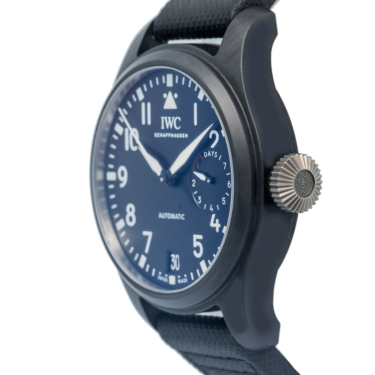 IWC Schaffhausen Big Pilot Top Gun IW502001 2021 w/B&P Auto Men's Watch 46mm