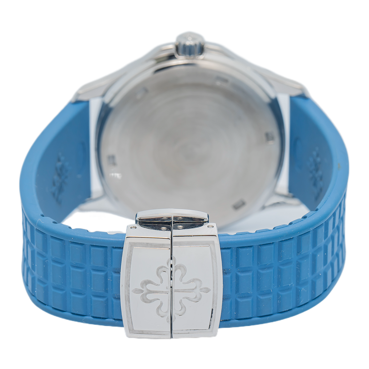 Patek Philippe Aquanaut 5067A-022 Rare Factory Diamond Blue Dial Ladies 36mm