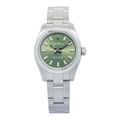 Rolex Oyster Perpetual 176200 2019 Card SS Olive Green Dial Ladies Auto 26mm