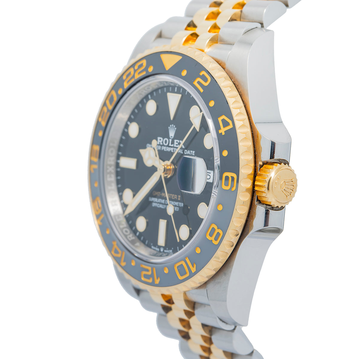 Rolex GMT-Master II 126713GRNR 2023 Complete 18k Two Tone Black Dial Auto 40mm