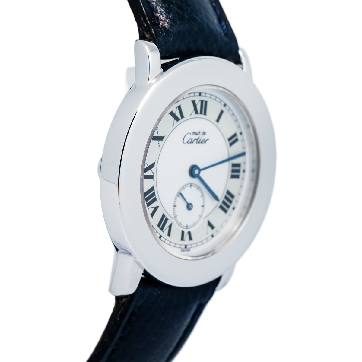 Cartier Must De Ronde 1815 W1006718 Quartz Silver White Dial Unisex Watch 33MM