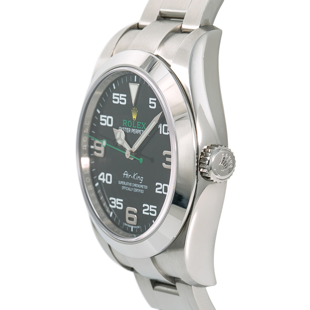 Rolex Air-King 116900 Automatic Stainless Steel Black Dial  Men's Watch 40mm