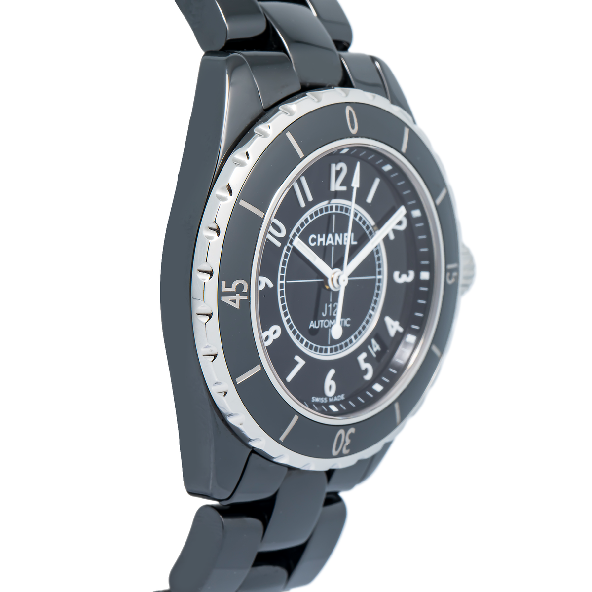 Chanel J12 H0685 Automatic Ceramic Black Dial Unisex Watch 38mm