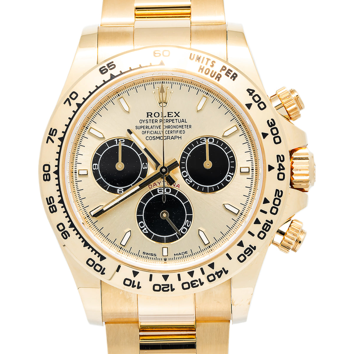 Rolex Daytona 126508 NEW 2024 Complete 18k Gold Champagne Dial Watch 40mm