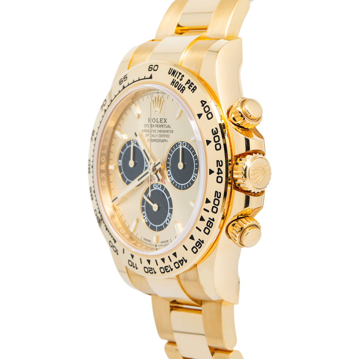 Rolex Daytona 126508 NEW 2024 Complete 18k Gold Champagne Dial Watch 40mm