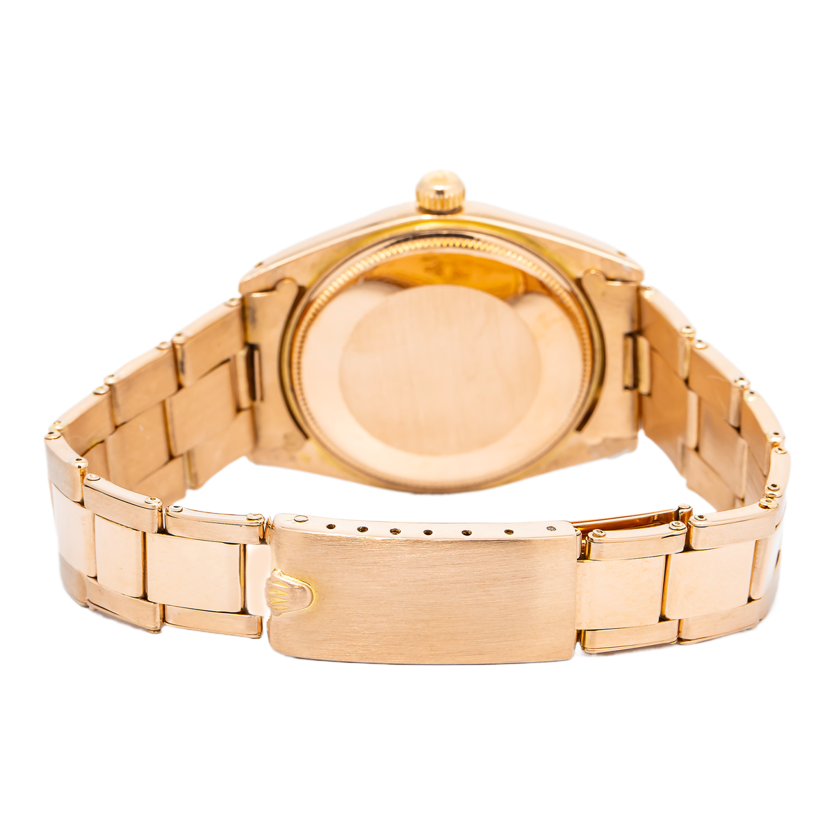 Rolex Date 1503 Automatic Rose Gold Oyster Silver Dial Unisex Watch 34mm