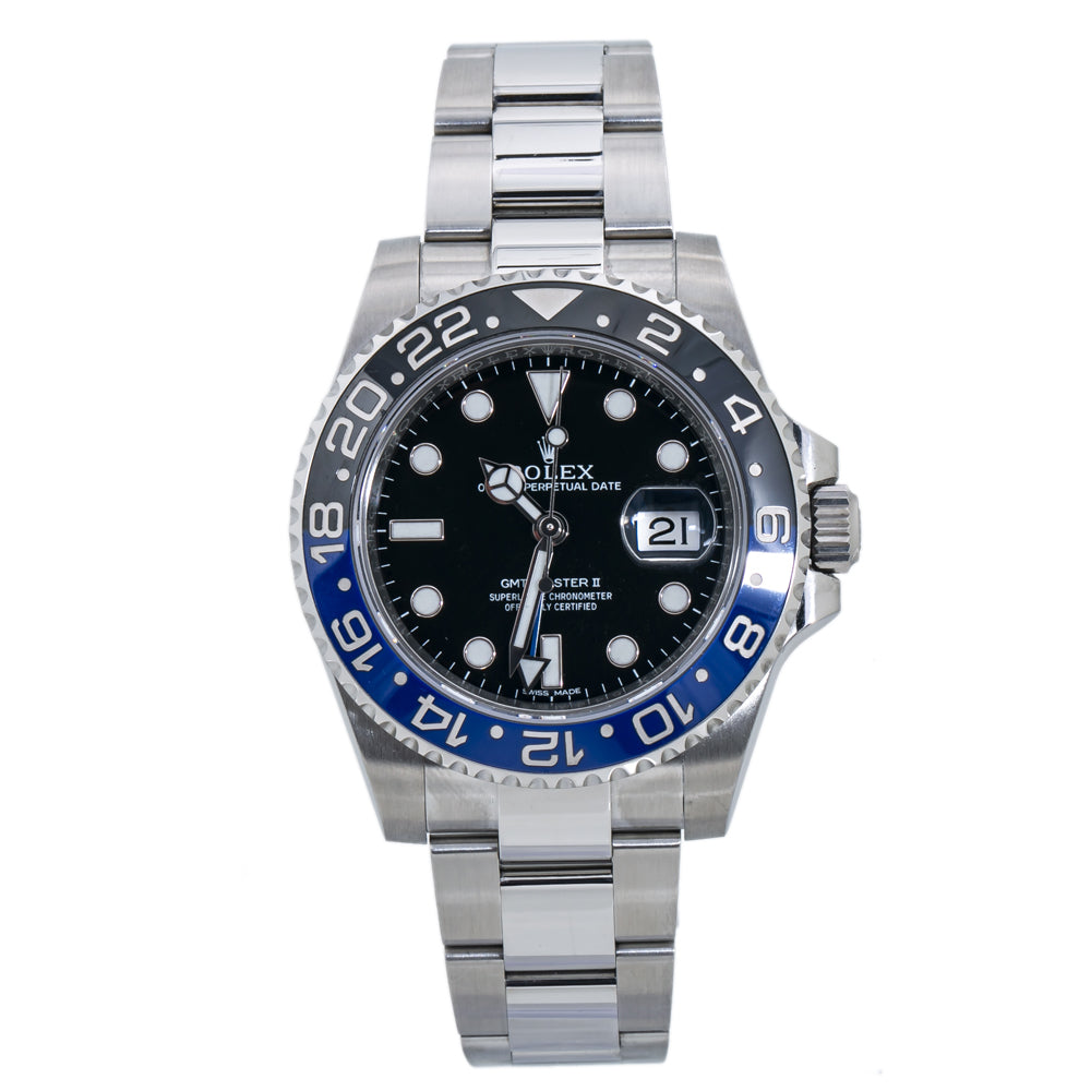 Rolex GMT-Master II Batman 116710BLNR Automatic MINT Black Dial Men's Watch 40mm