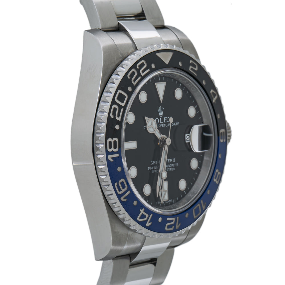 Rolex GMT-Master II Batman 116710BLNR Automatic MINT Black Dial Men's Watch 40mm