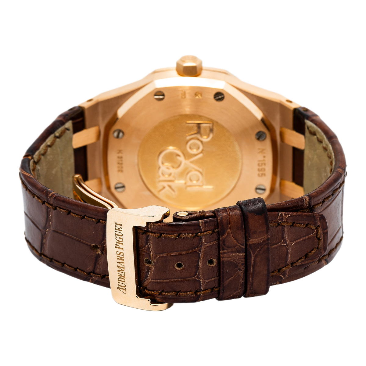 Audemars Piguet Royal Oak Dual Time 26120OR Auto 18k RG White Dial Men's 39mm