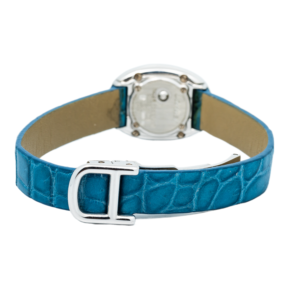 Cartier Baignoire 2369 WB511631 18k White Gold Factory Diamond Dial Women's 18mm