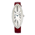 Cartier Baignoire Allongee 2514 W1532336 Aftermarket Diamond Quartz Watch 21mm