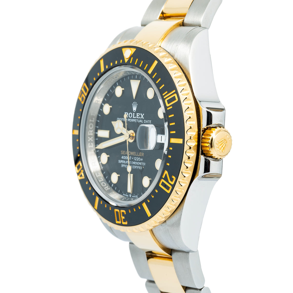 Rolex Sea-Dweller 126603 YG Two Tone Black Dial 2020 Paper Auto Men's Watch 43mm