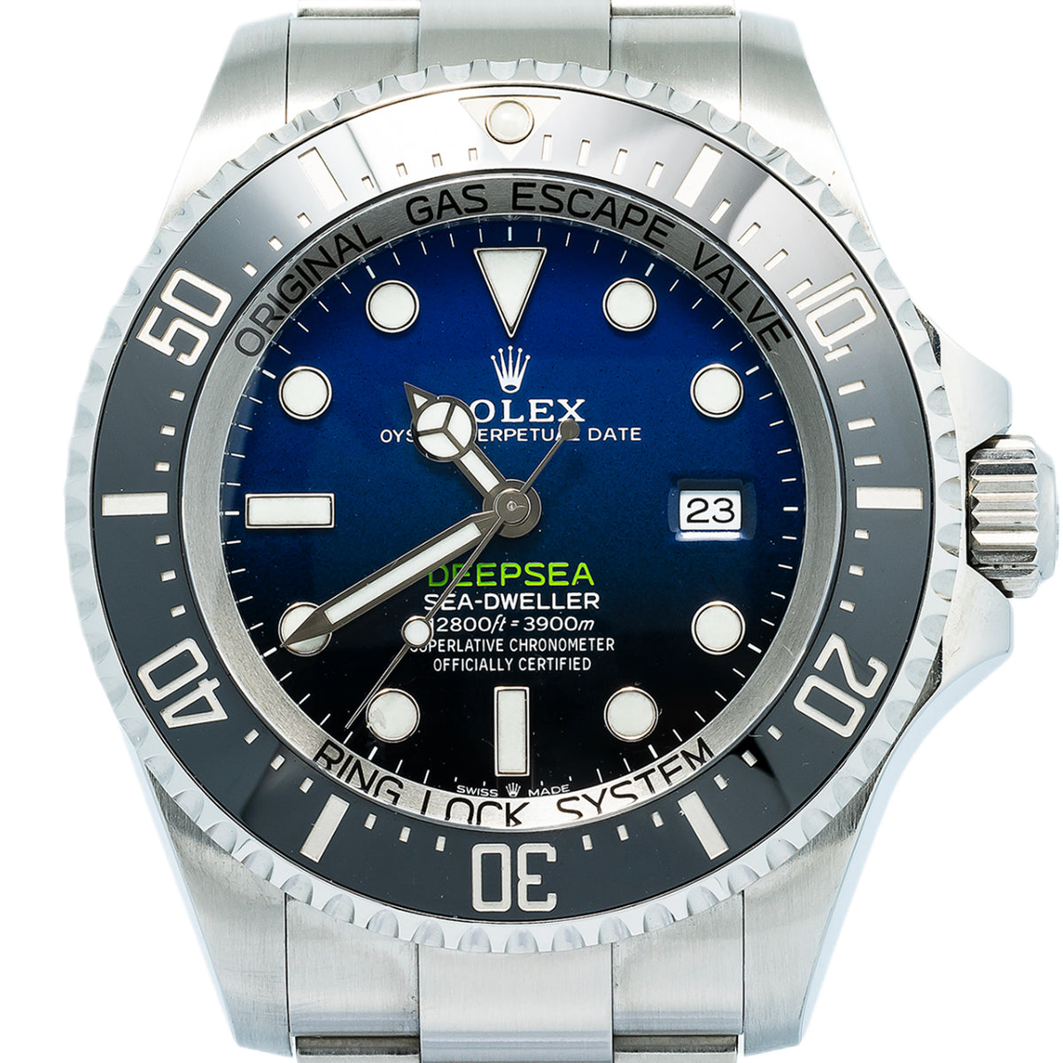 Rolex Deepsea Sea-Dweller 126660 James Cameron Blue Dial SS Auto Men Watch 44mm