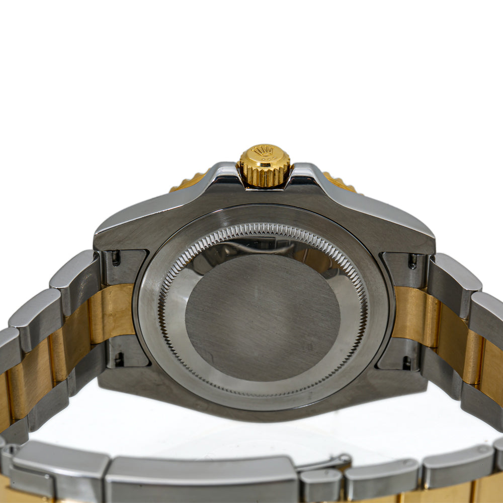 Rolex GMT-Master II 116713LN Automatic YG Two Tone Black Dial Men's Watch 40mm