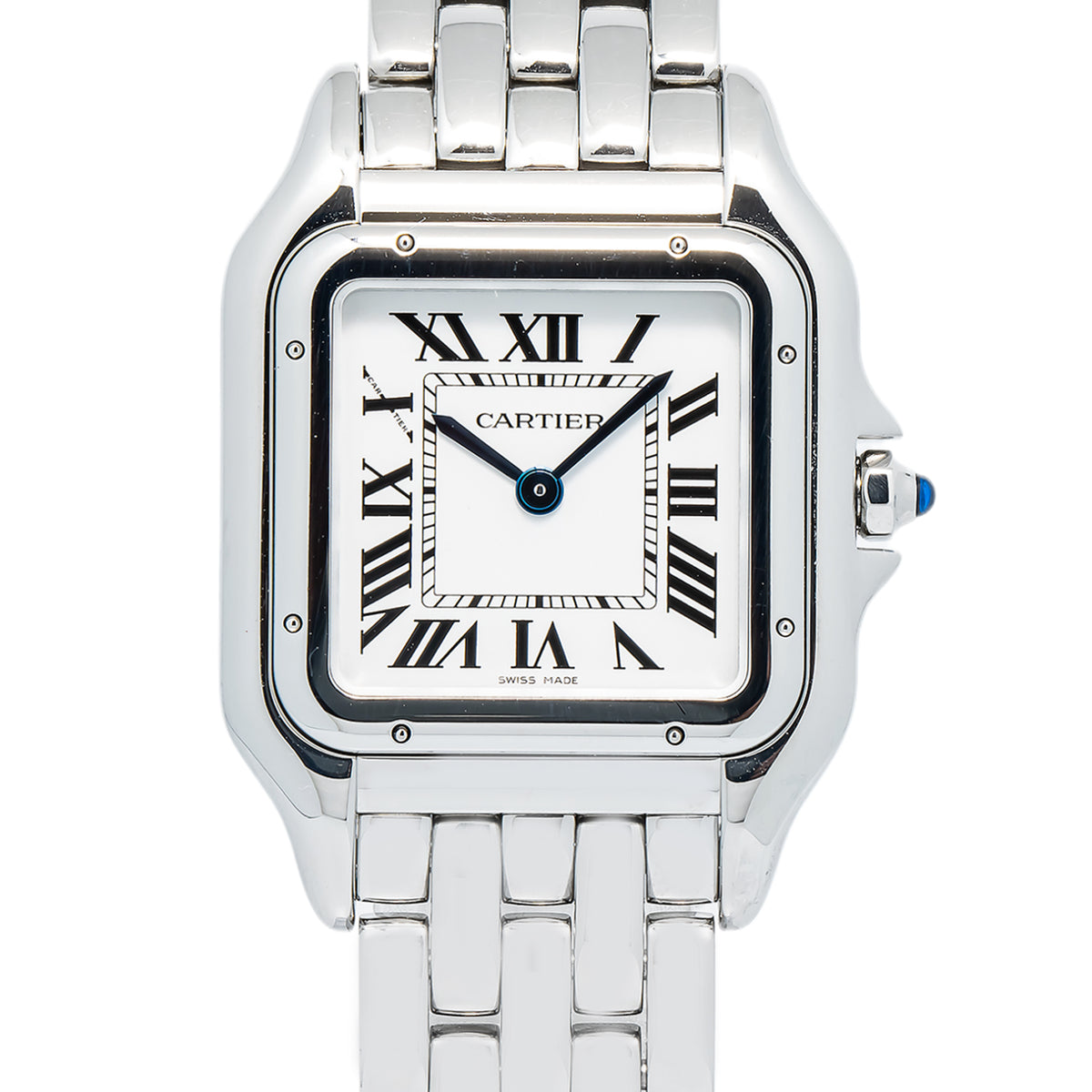 Cartier Panthere 4016 WSPN0007 Quartz Stainless Steel White Dial Women's 27mm