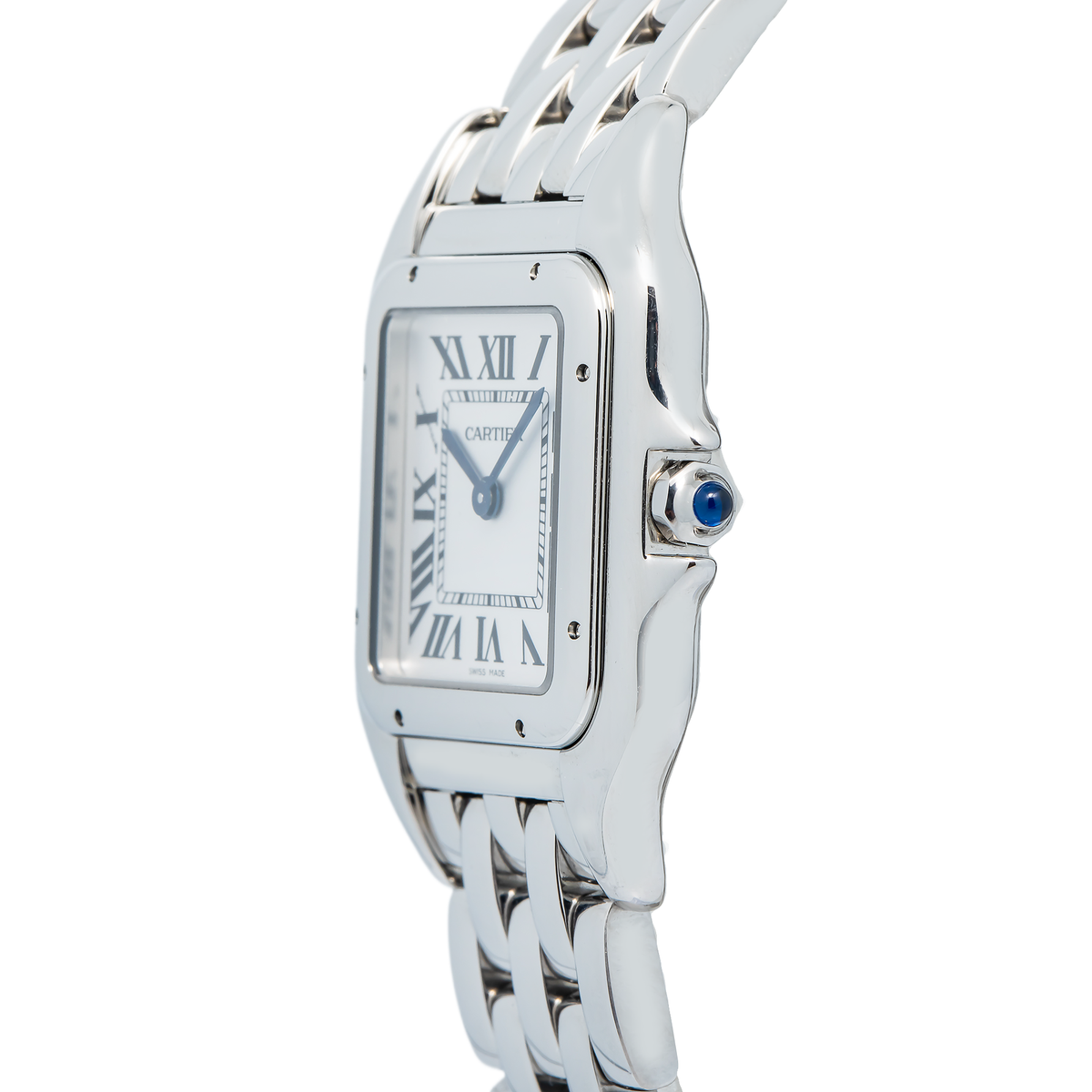 Cartier Panthere 4016 WSPN0007 Quartz Stainless Steel White Dial Women's 27mm