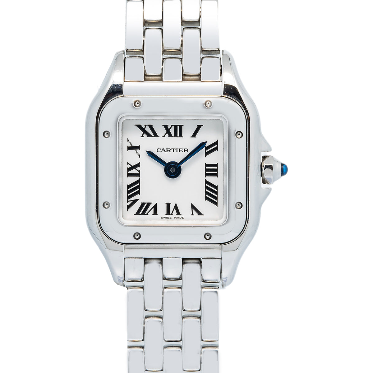 Cartier Panthere 4188 WSPN0012 MINT Quartz Stainless White Dial Women's 19mm