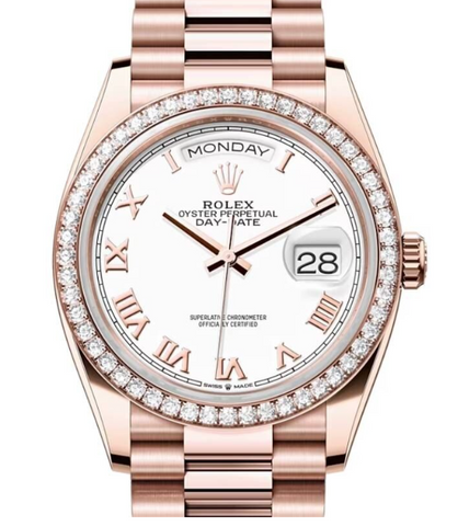 Rolex Day-Date President 128345RBR New 2022 Complete Factory Diamond Auto 36mm