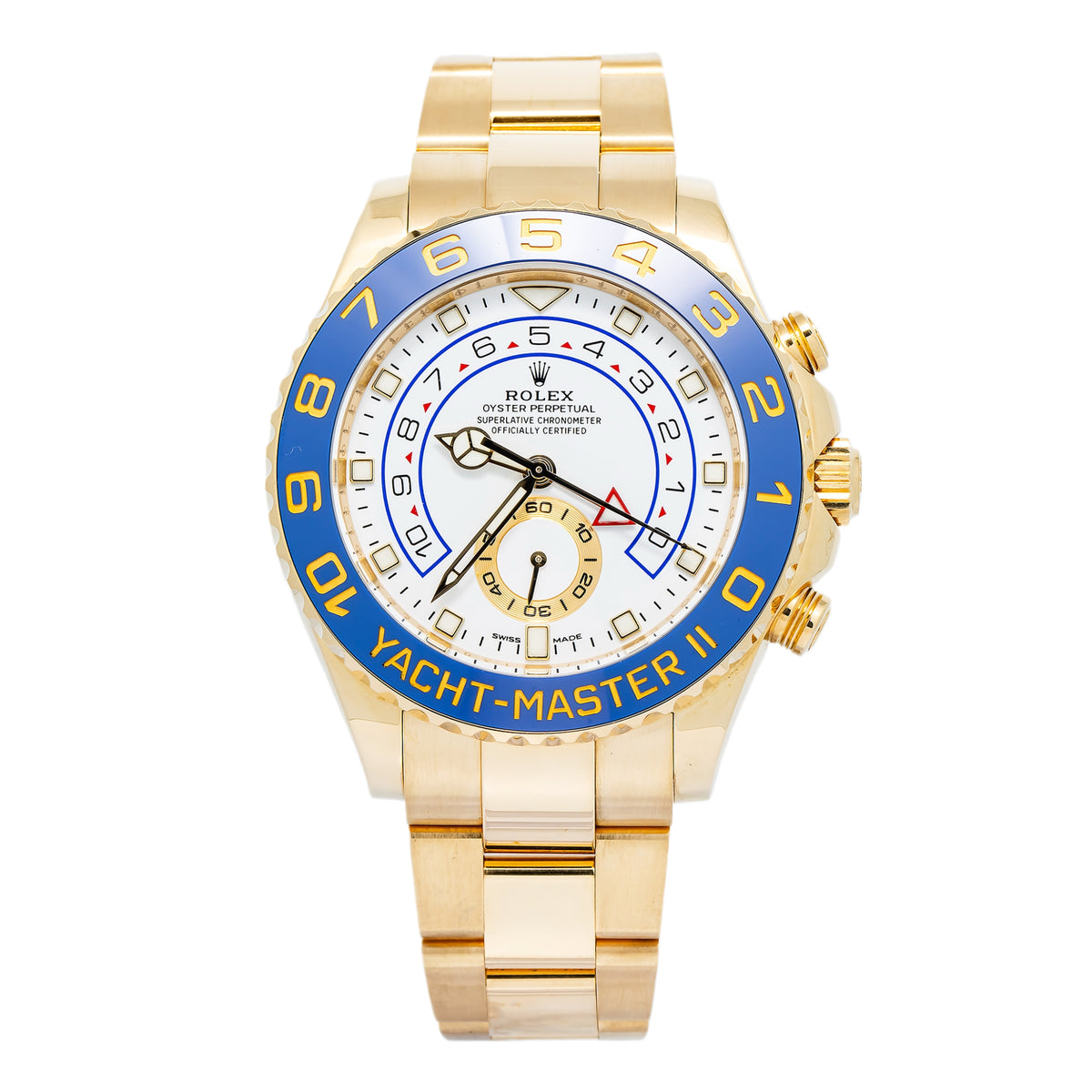 Rolex Yacht Master II 116688 New 2023 Complete Mercedes Hand 18k YG Auto 44mm