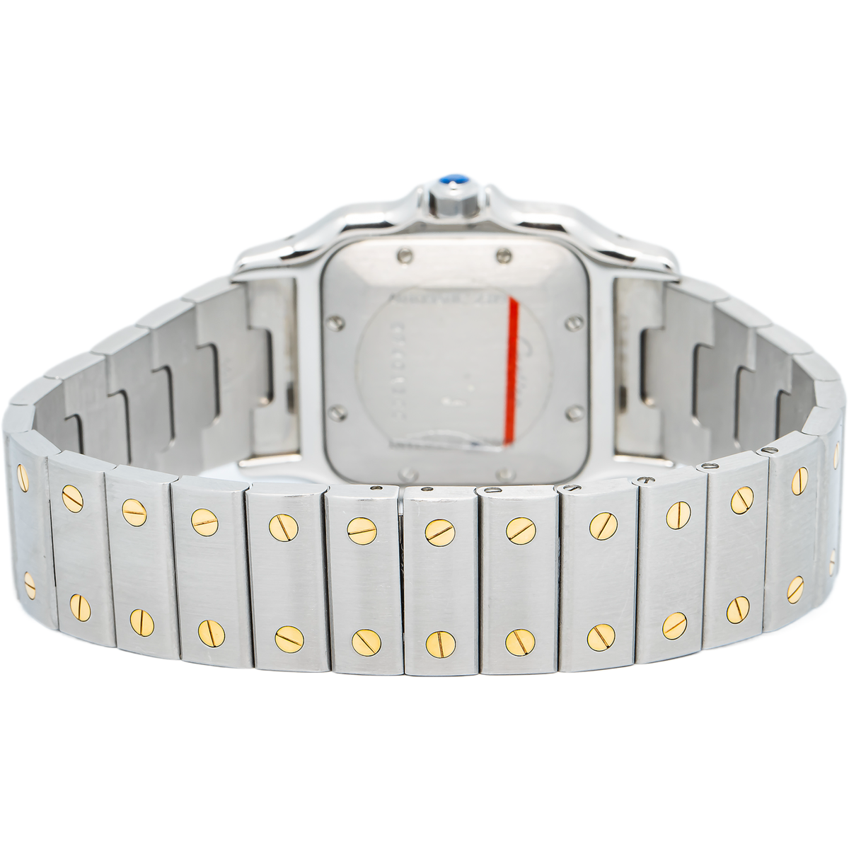 Cartier Santos Galbee 2319 W20041C4 Auto YG Two Tone Silver Dial Unisex 29mm