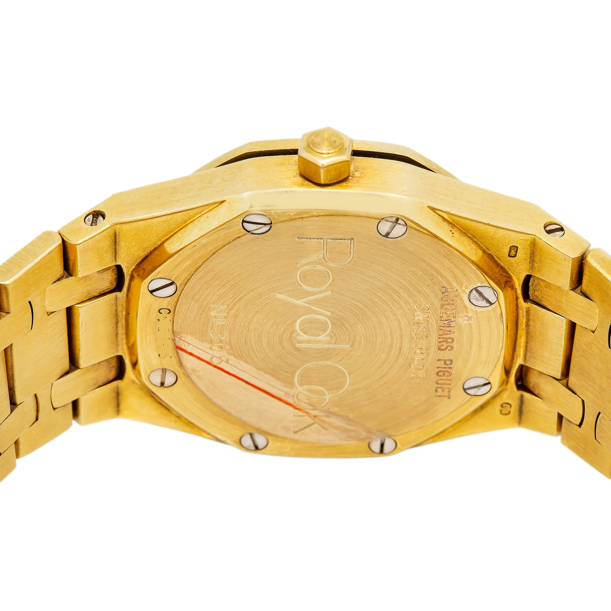 Audemars Piguet Royal Oak 14587BA RARE 18k YG Factory Ruby & Diamonds Auto 30mm