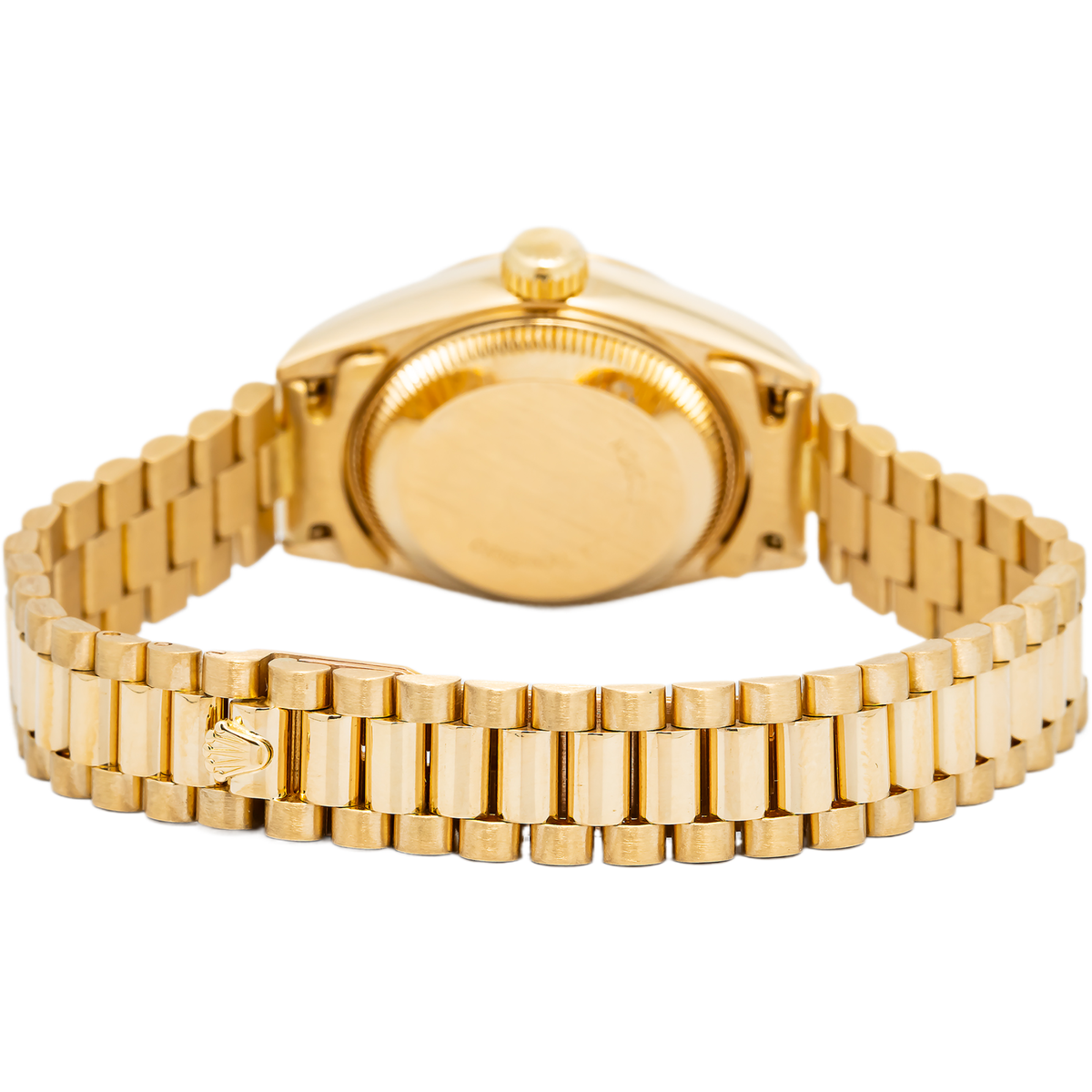 Rolex Lady-DateJust President 69178 Automatic 18k YG Champagne Dial Women's 26mm