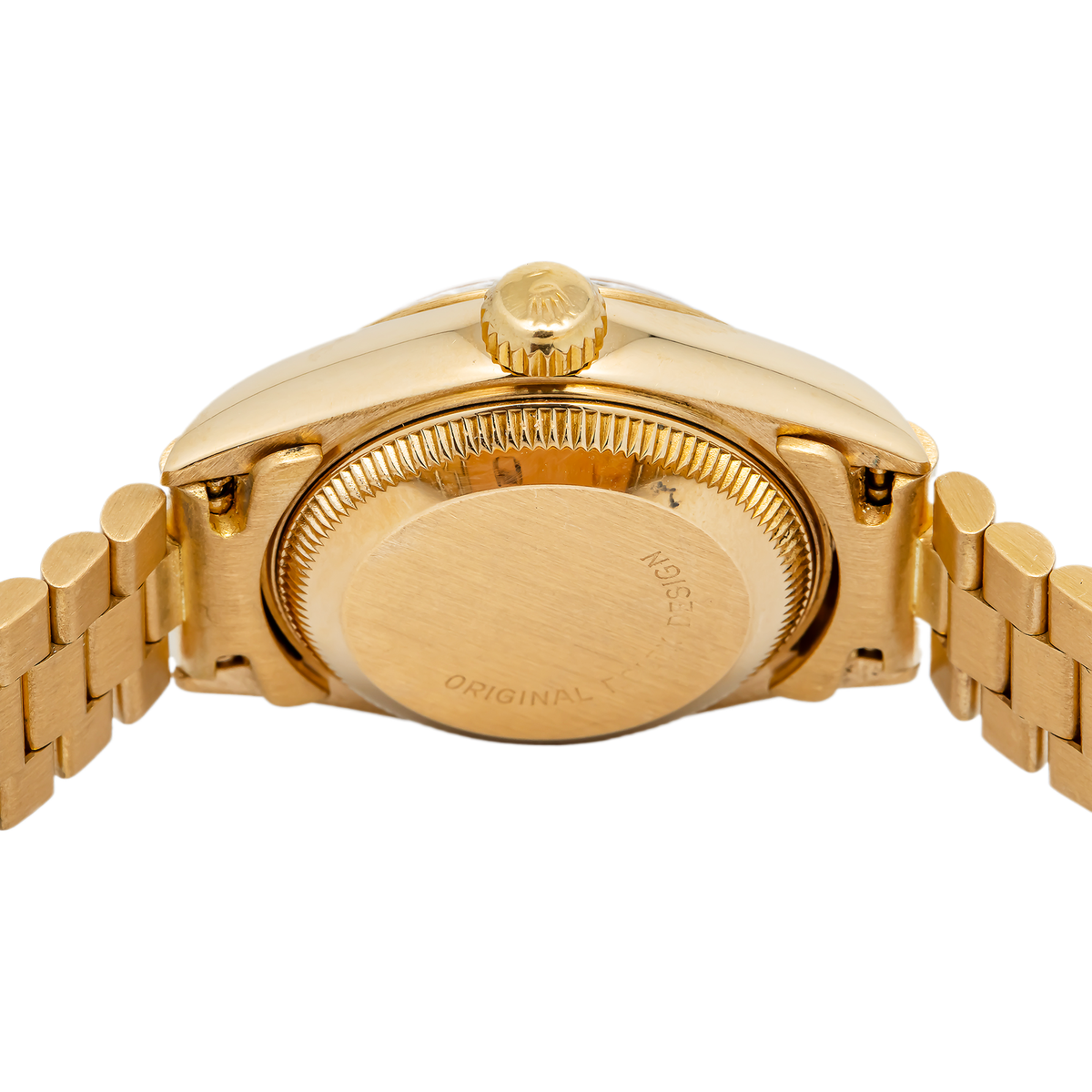 Rolex Lady-DateJust President 69178 Automatic 18k YG Champagne Dial Women's 26mm