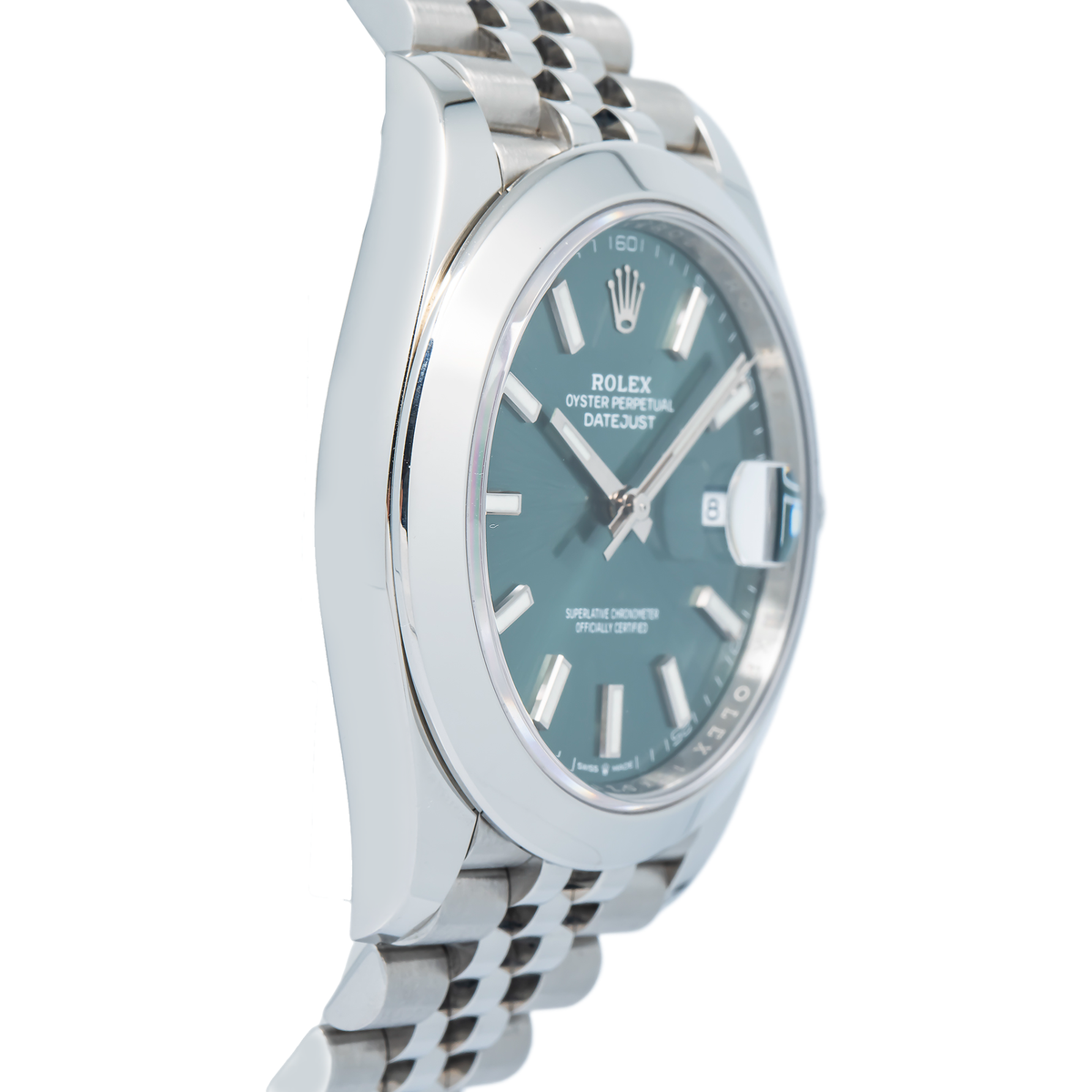 Rolex DateJust 126300 2024 Card Jubilee Automatic SS Green Dial Men's Watch 41mm