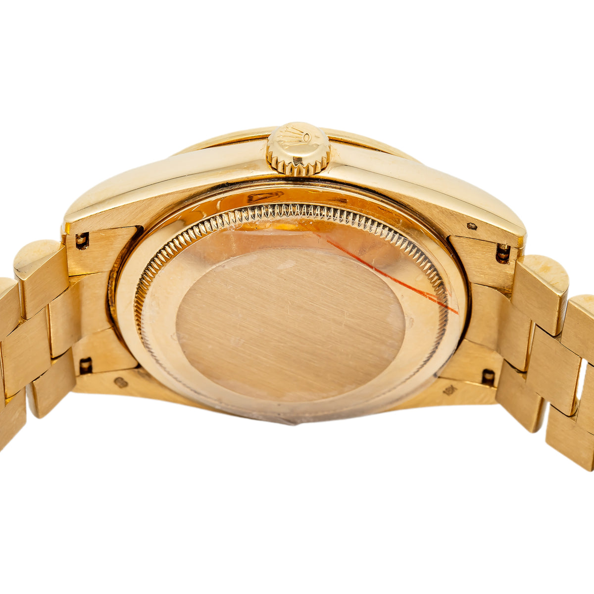 Rolex Day-Date President 118348 Factory Diamond 18k YG Champagne Dial Auto 36mm