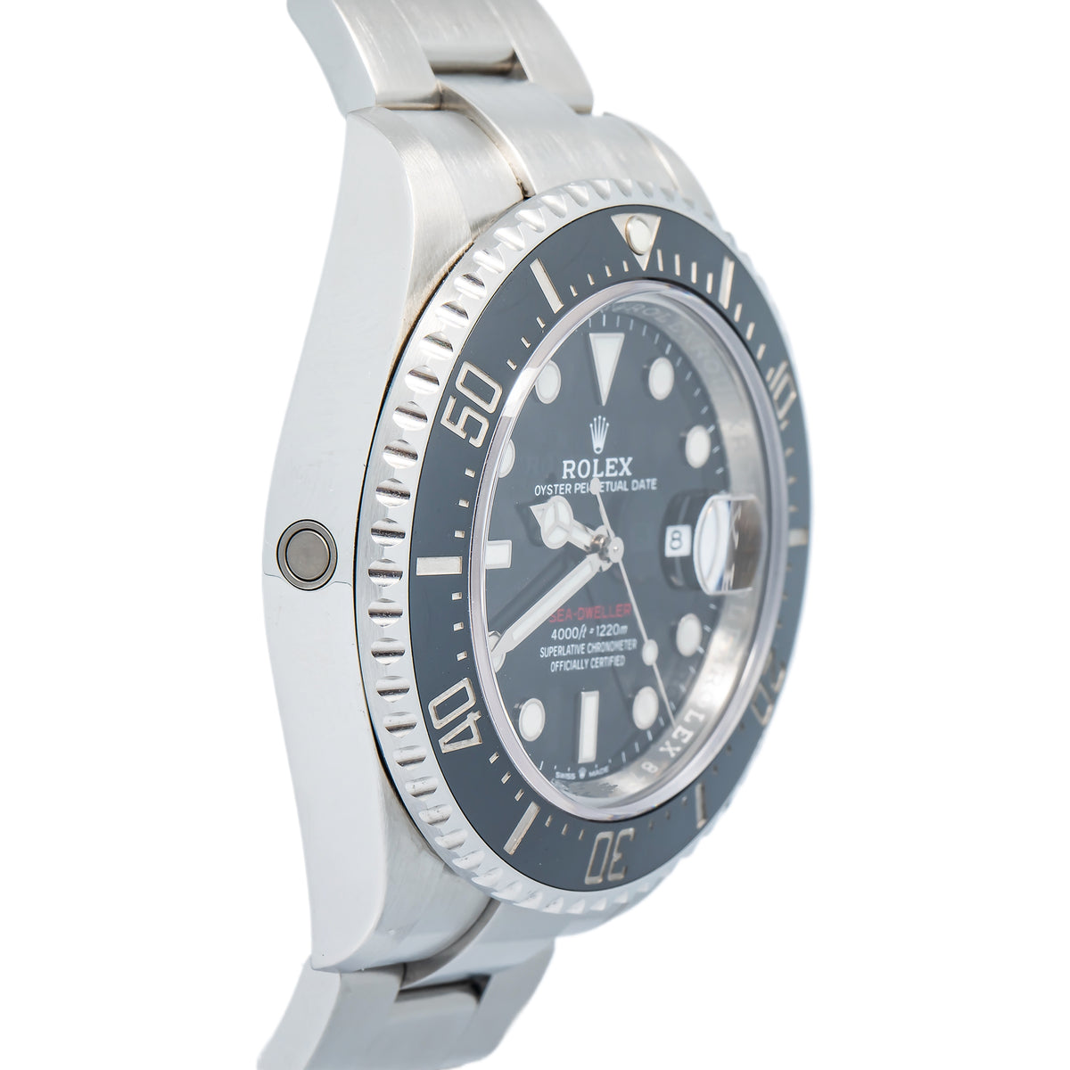 Rolex Sea-Dweller 126600LN Auto Stainless Steel Black Dial Men's Watch 43mm