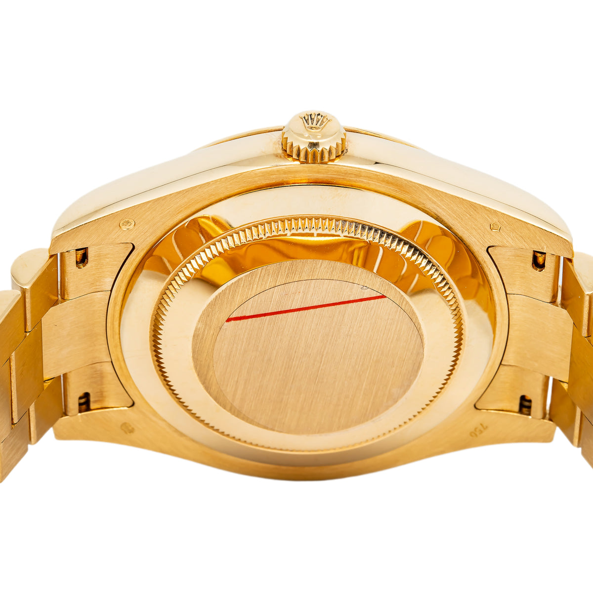Rolex Day-Date President 218238 Automatic 18k YG Champagne Dial Men's Watch 41mm