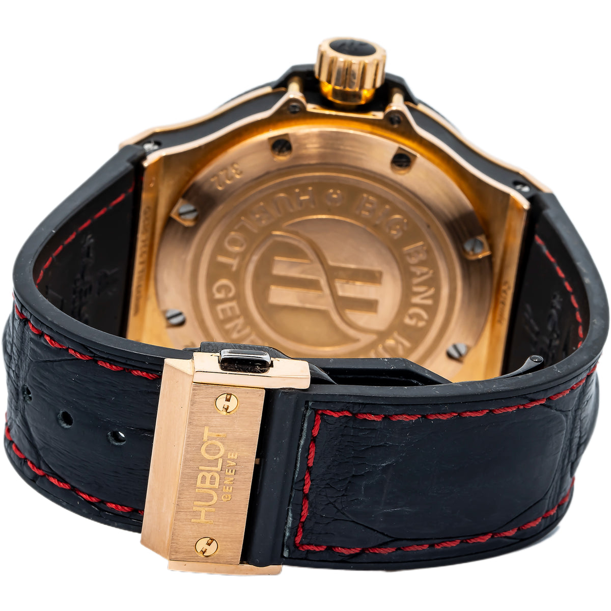 Hublot Big Bang King 322.PM.100.RX Auto 18k Rose Gold Black Dial Men Watch 48mm