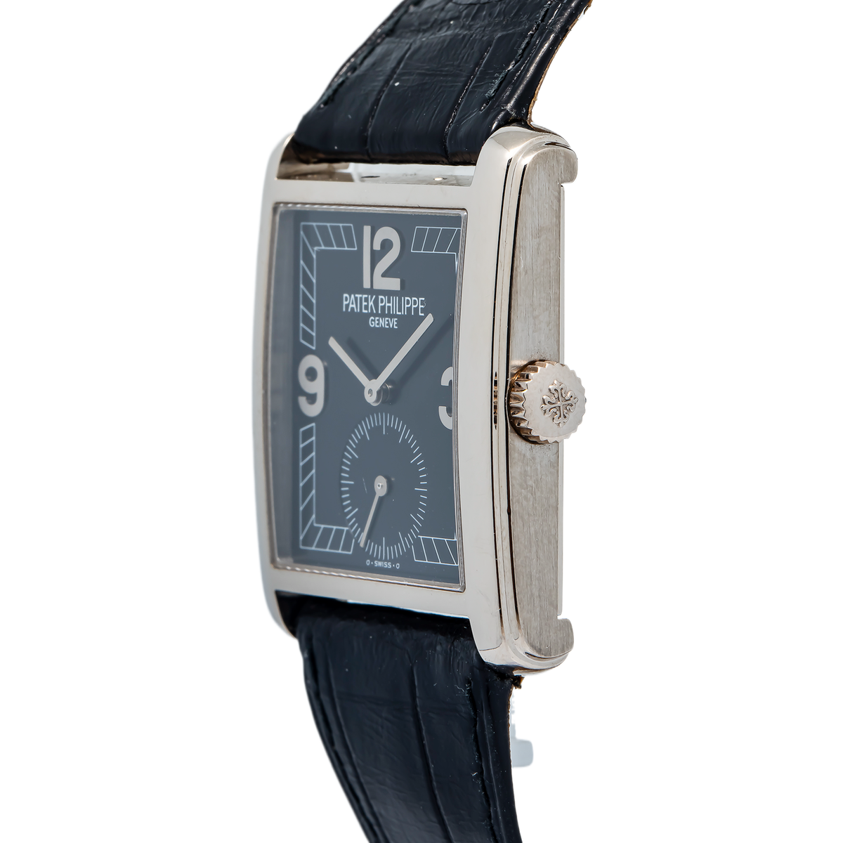 Patek Phillippe Gondolo 5014 With Archives Manual SS Black Dial Men's Watch 27mm