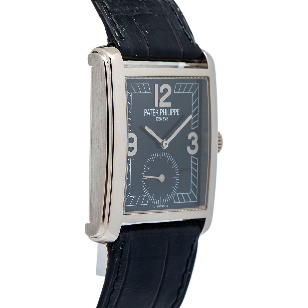Patek Phillippe Gondolo 5014 With Archives Manual SS Black Dial Men's Watch 27mm