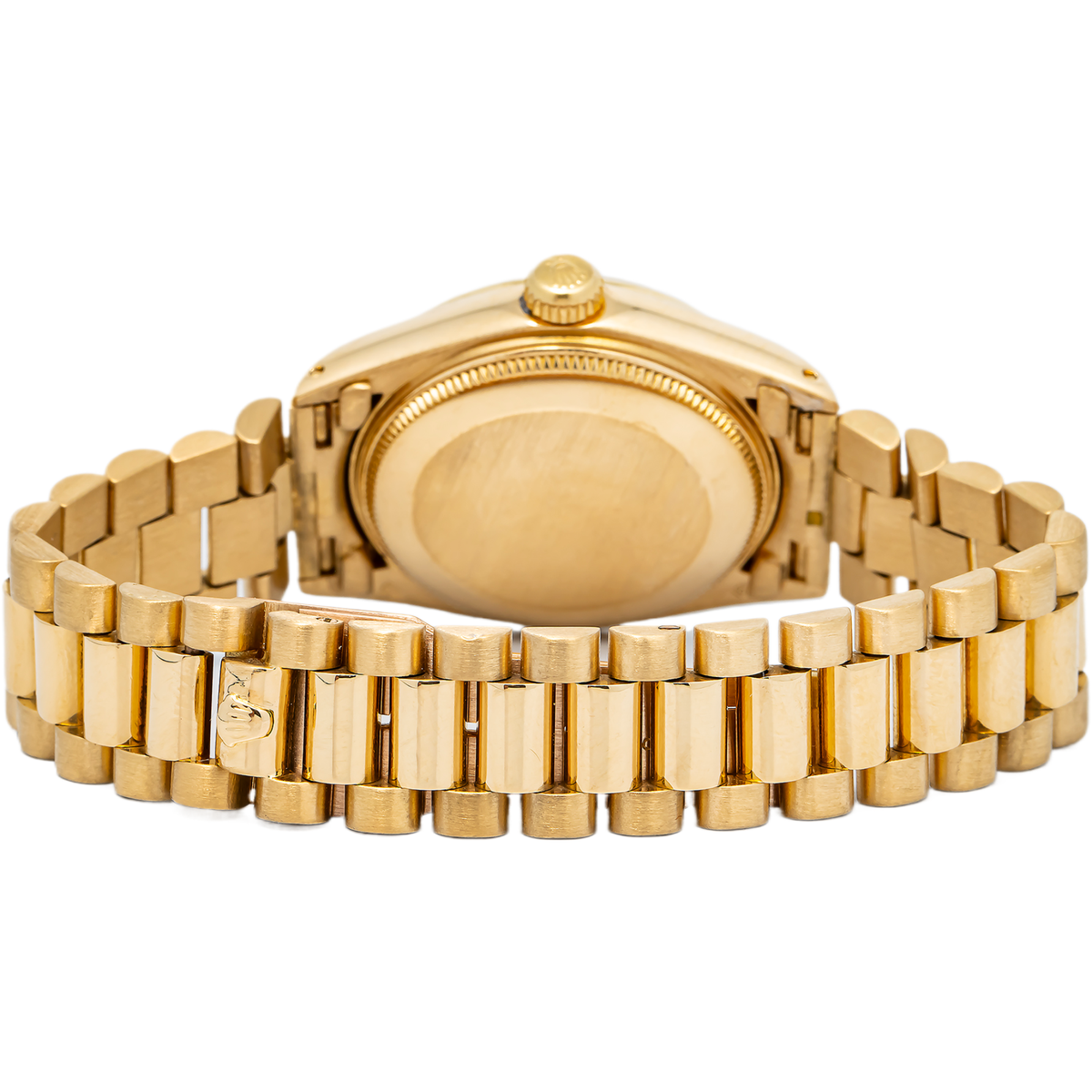 Rolex DateJust 6824 Auto 18k YG President champagne Dial Women's Watch 31mm