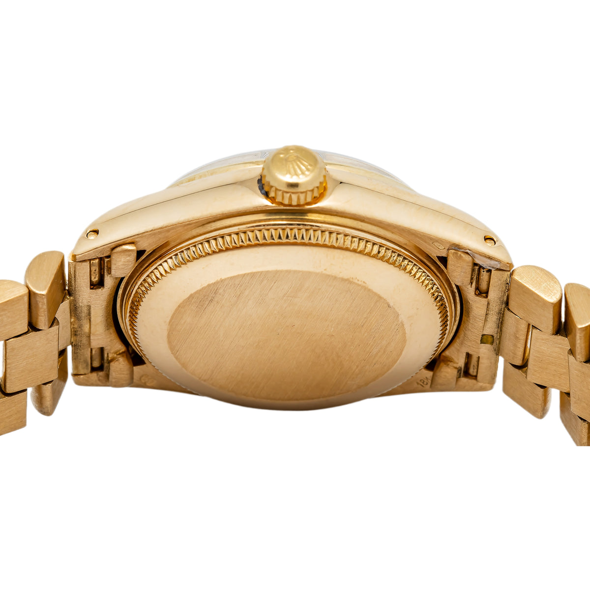 Rolex DateJust 6824 Auto 18k YG President champagne Dial Women's Watch 31mm
