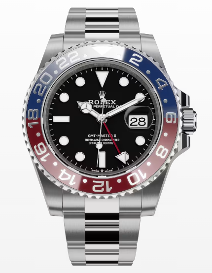 Rolex GMT-Master II Pepsi 126710BLRO Brand New 2024 Complete Oyster Men's 40mm