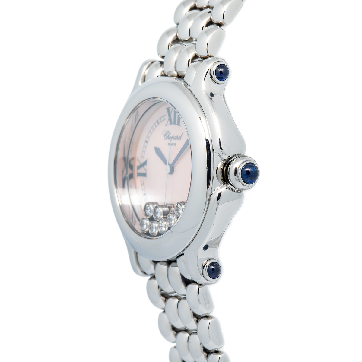 Chopard Happy Sport 27/8236-23 Quartz SS Floating Diamond MOP Dial Women's 32mm