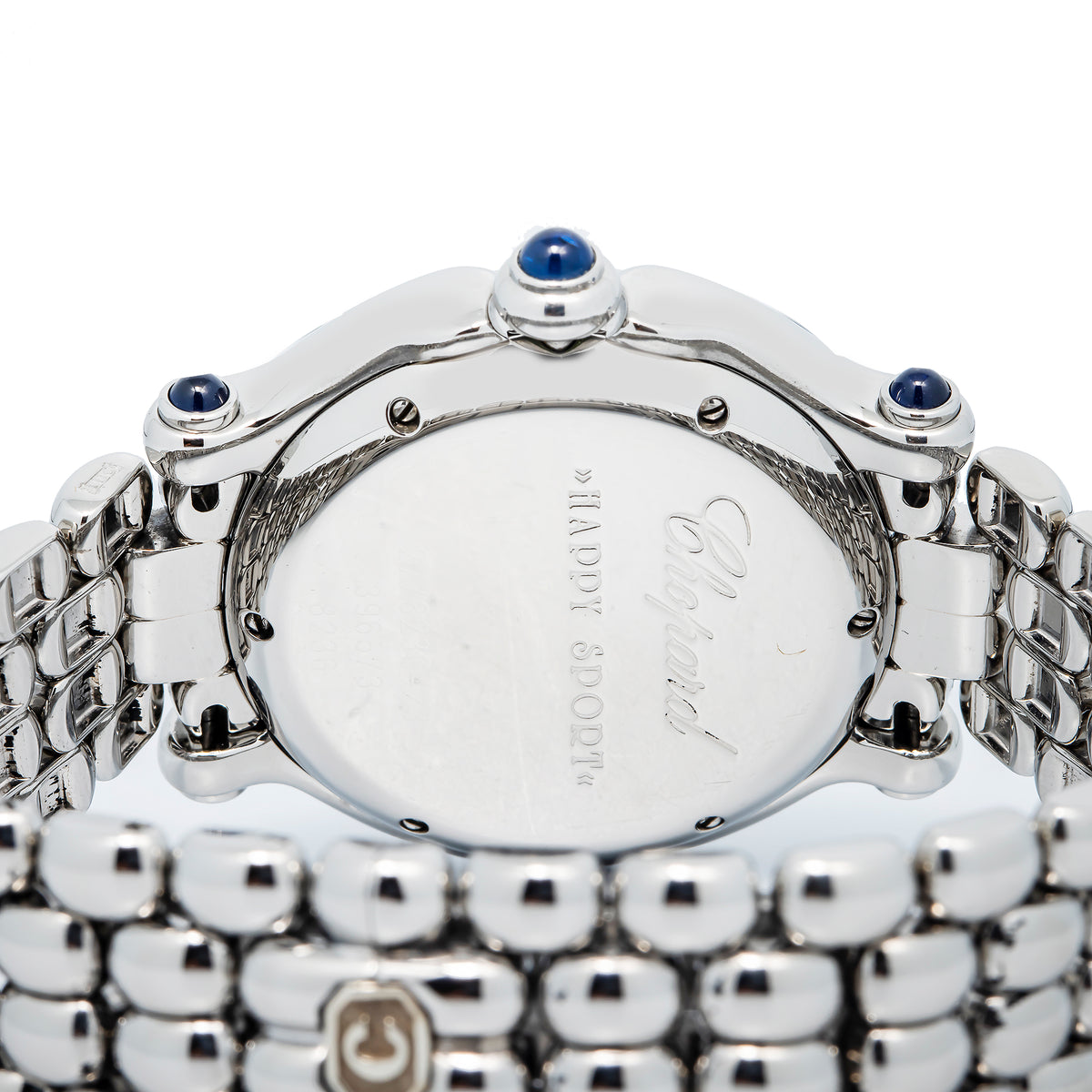 Chopard Happy Sport 27/8236-23 Quartz SS Floating Diamond MOP Dial Women's 32mm