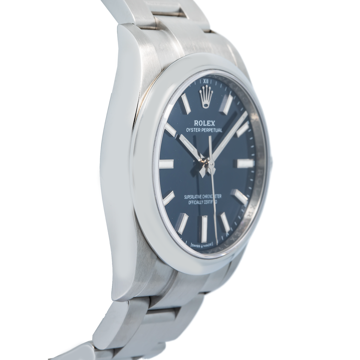 Rolex Oyster Perpetual 124200 Stainless Steel Blue Dial Auto Unisex Watch 34mm