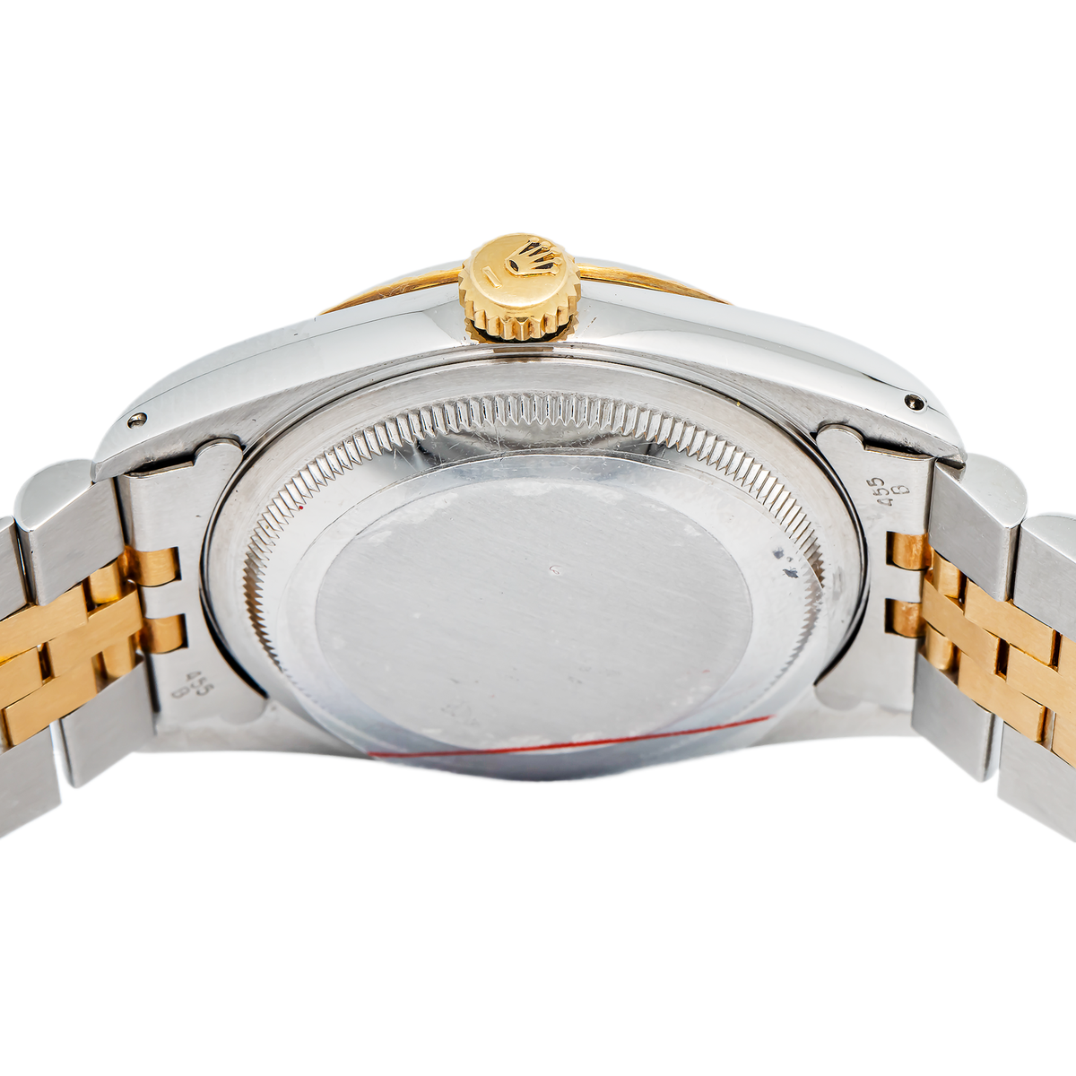 Rolex Datejust 16233 Auto Yellow Gold Two Tone Champagne Dial Men's Watch 36mm