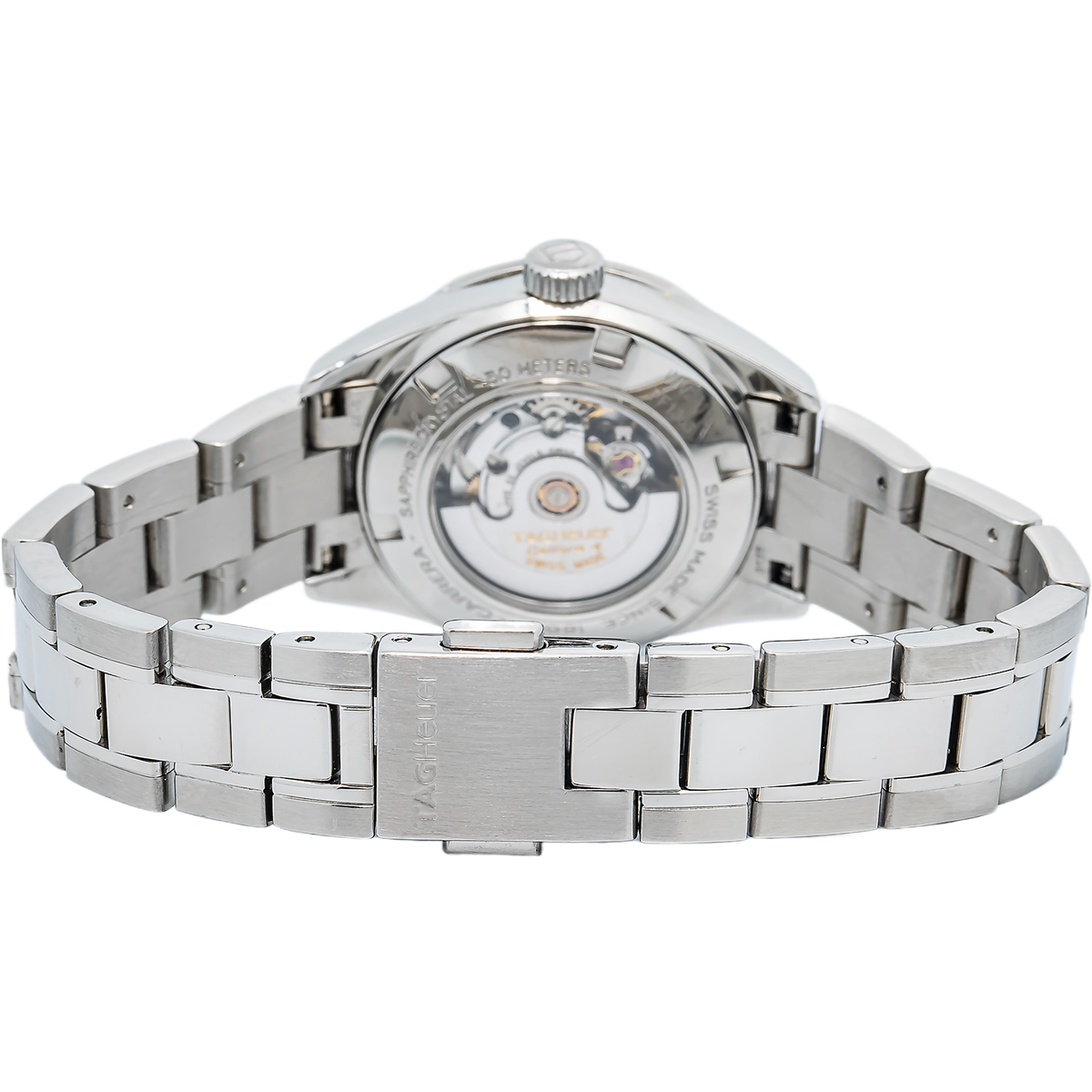 Tag Heuer Carrera WV2411.BA0793 Factory Diamond Quartz SS Women's Watch 28mm