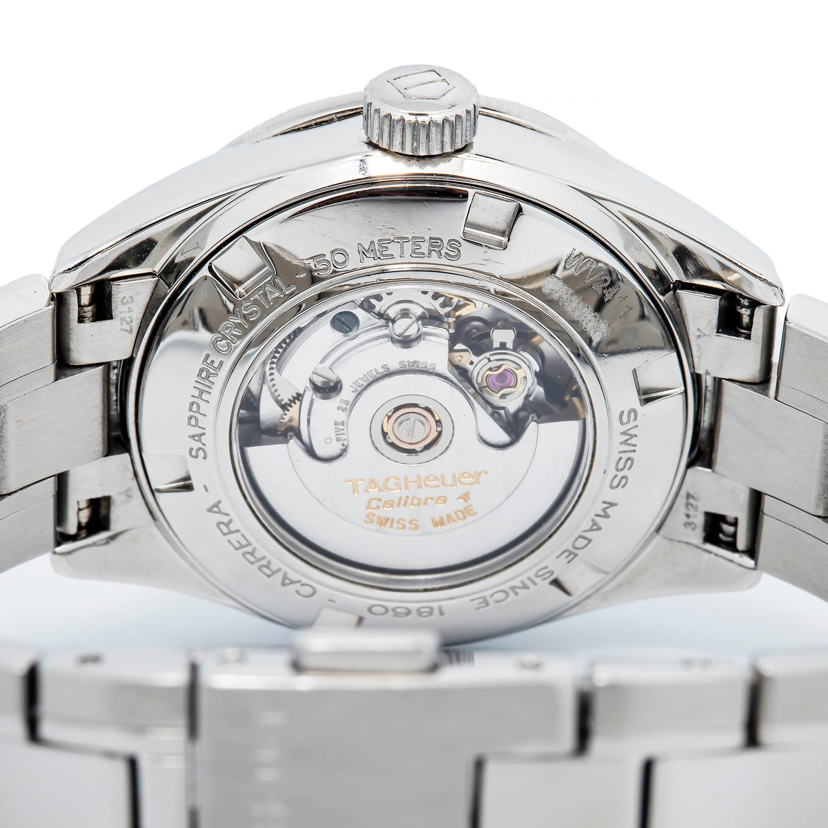 Tag Heuer Carrera WV2411.BA0793 Factory Diamond Quartz SS Women's Watch 28mm
