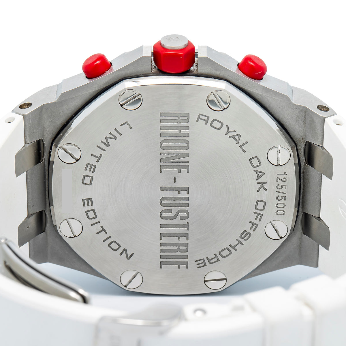 Audemars Piguet RoyalOak Offshore 26108ST Rhone-Fusterie MINT Red Dial Men 42mm