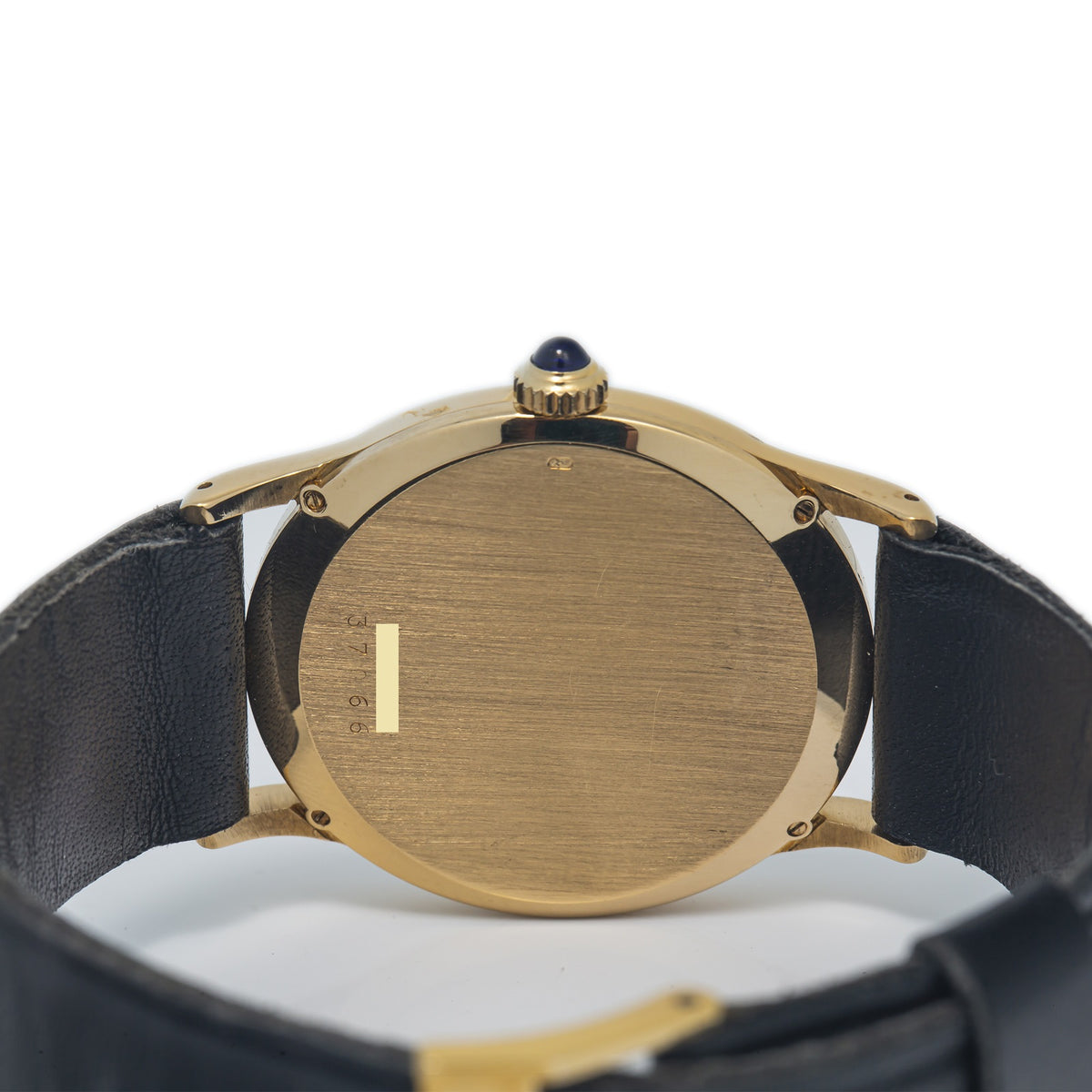 Baume & Mercier Ellipse 37066 18k Yellow Gold Champagne Dial Auto Watch 30x33mm