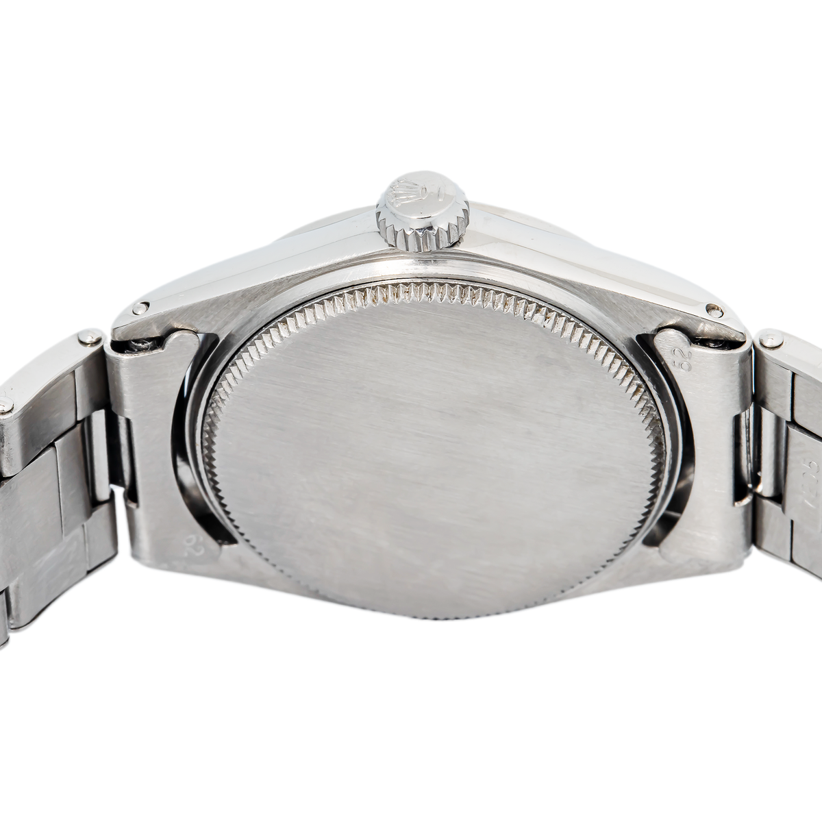 Rolex Oyster Date 6466 Automatic Stainless Steel Silver Dial Women's Watch 30mm