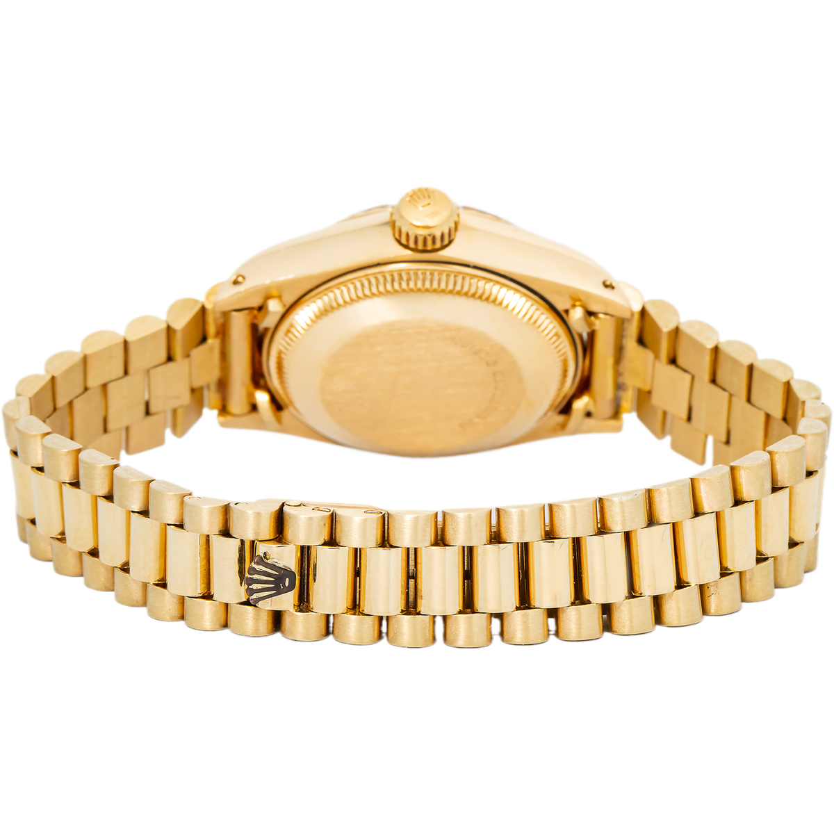Rolex Datejust 6917 18k Yellow Gold President Champagne Dial Auto Watch 26mm