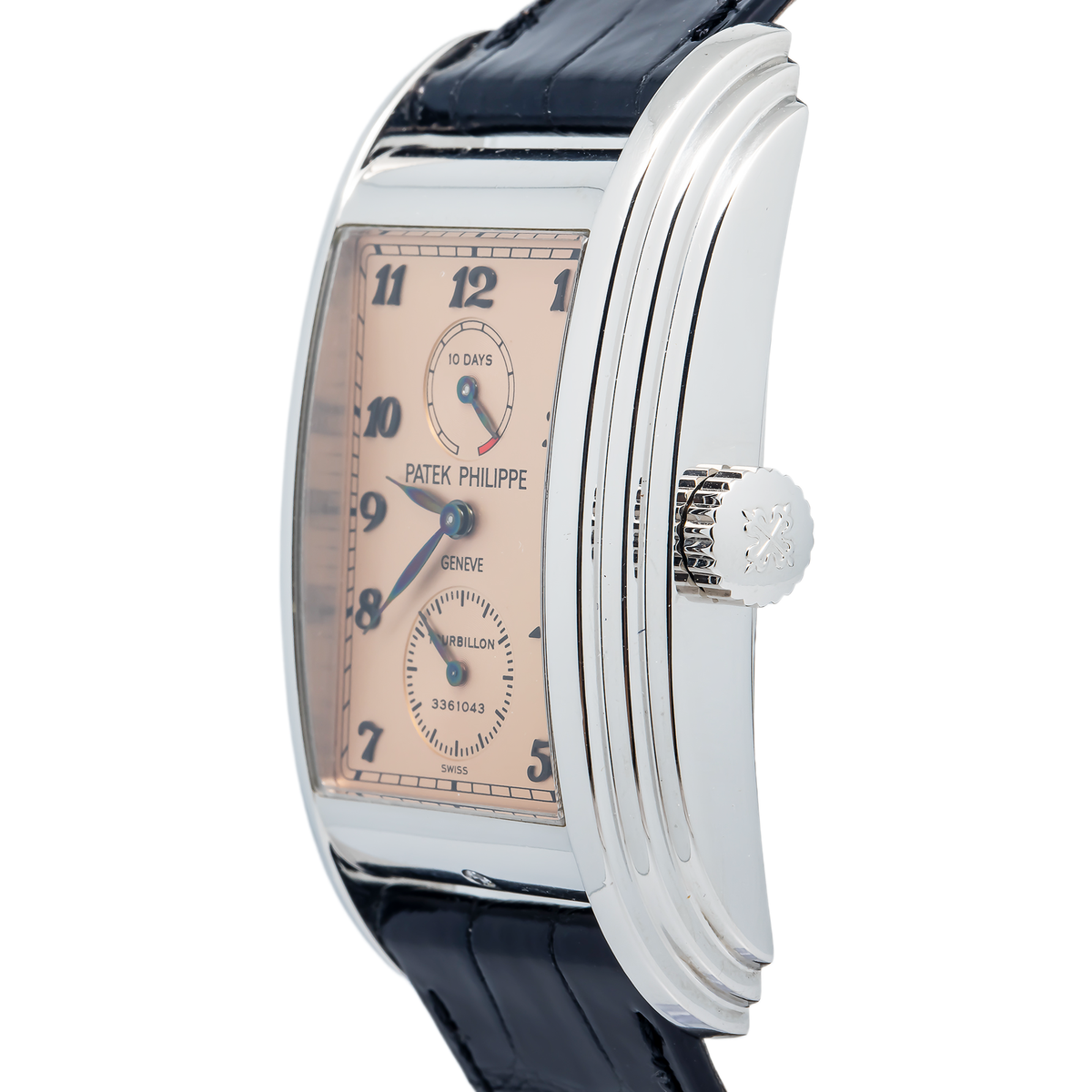 Patek Philippe 10-Day Tourbillon 5101P Complete Salmon Dial Watch 29X51mm