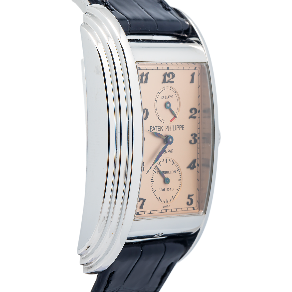 Patek Philippe 10-Day Tourbillon 5101P Complete Salmon Dial Watch 29X51mm